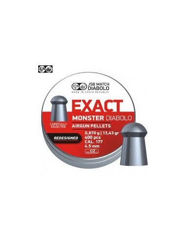 DOOS 400 LOODJES JSB EXACT MONSTER REDESIGNED - 4.52 MM (0,87 GR) C45