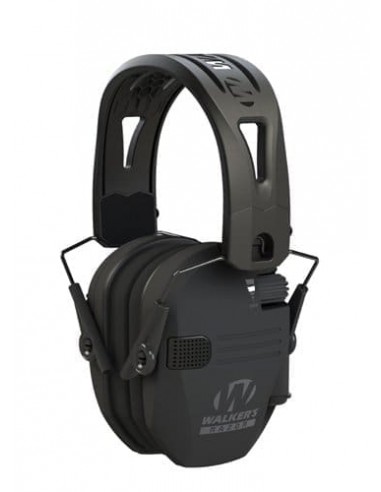 CASQUE PROTECTION WALKER'S RAZOR TACTIGRIP ELECTRO BLACK - NRR 23 DB